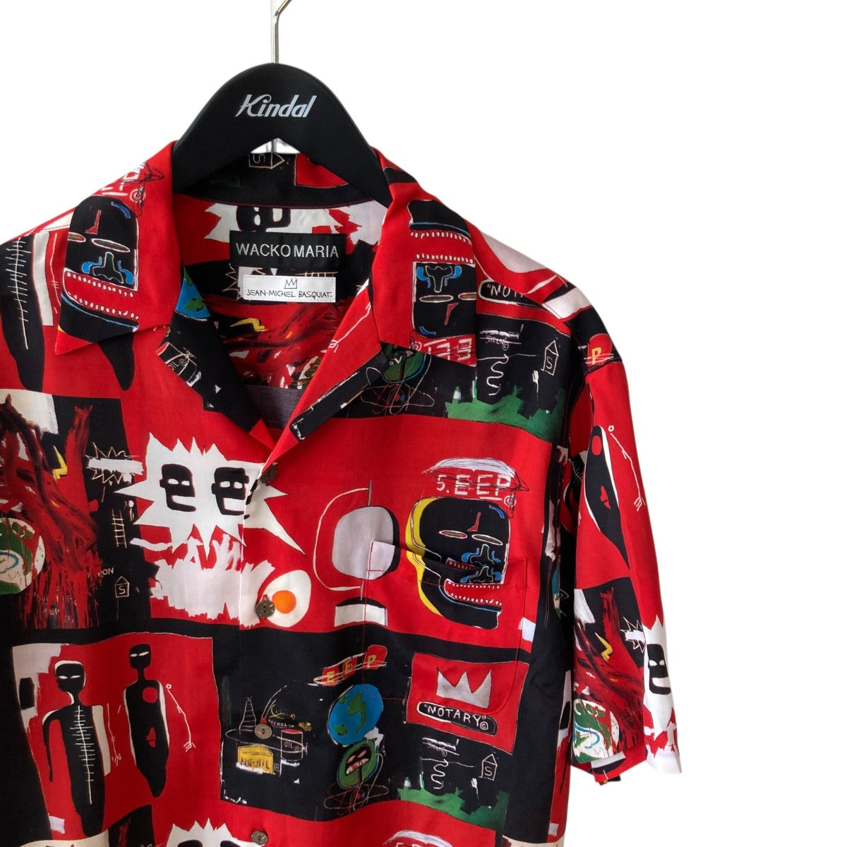 WACKO MARIA 26SSJEAN-MICHEL BASQUIAT半袖シャツBASQUIAT-WM-HI26 古着・中古-3枚目のアイテム画像