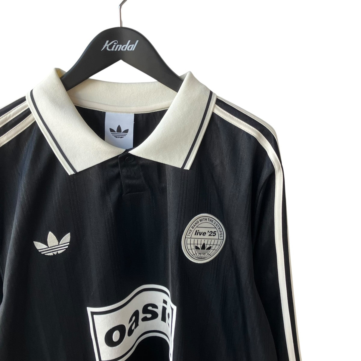adidas×oasis ツアー ジャカード ジャージ長袖カットソーKY8722 古着・中古-3枚目のアイテム画像