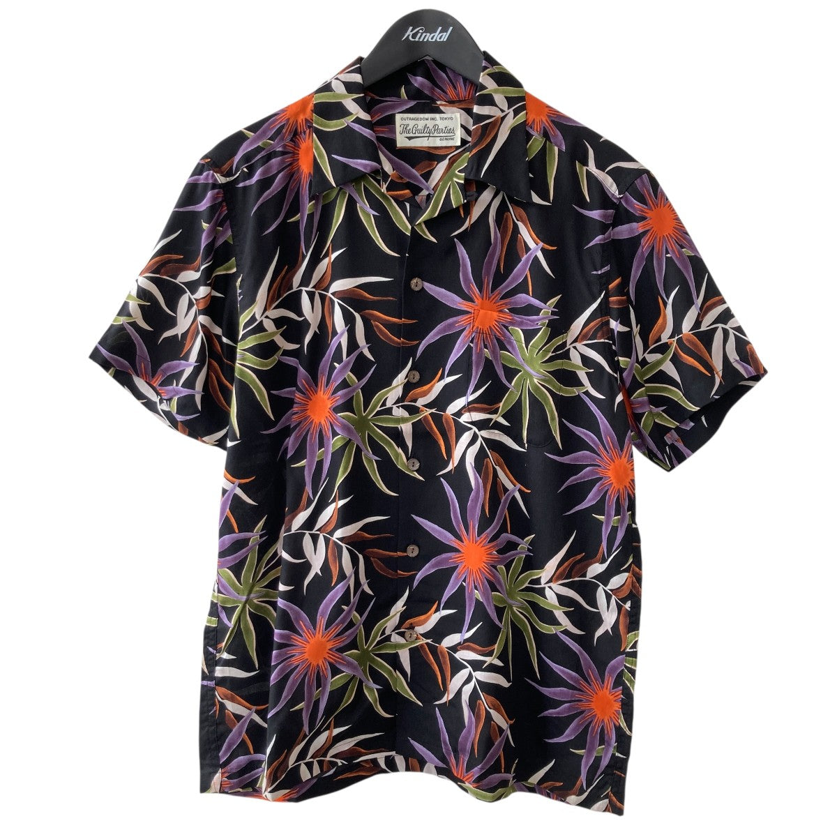 WACKO MARIA 総柄半袖シャツ 古着・中古-1枚目のアイテム画像