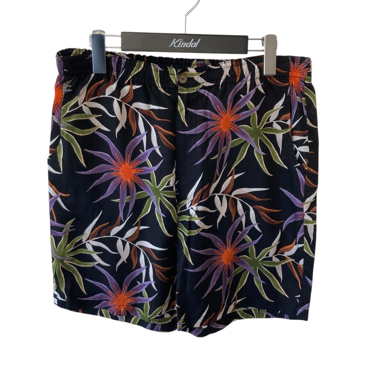 WACKO MARIA PRINTED FLOWER SHORTSハーフパンツ16SS-WMP-PT7 古着・中古-1枚目のアイテム画像
