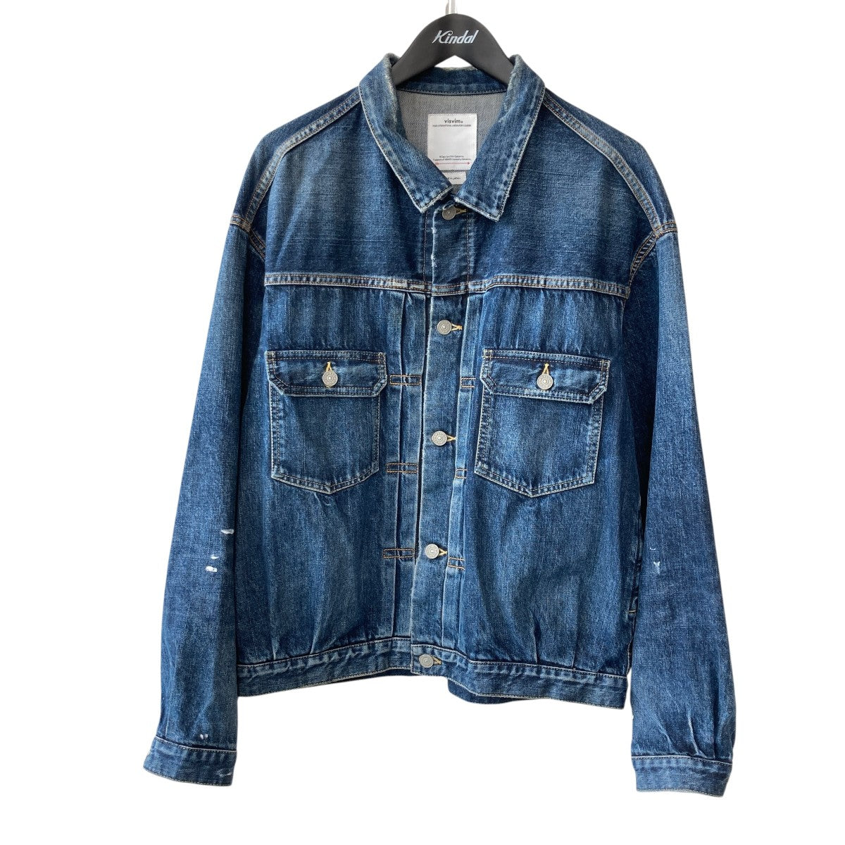 VISVIM SS 101XX JKT DMGD-1010デニムジャケット0124205006003 古着・中古-1枚目のアイテム画像