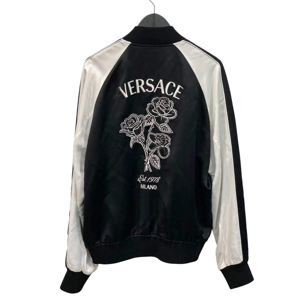 VERSACE ローズフラワー刺繍ジャケット 古着・中古-3枚目のアイテム画像
