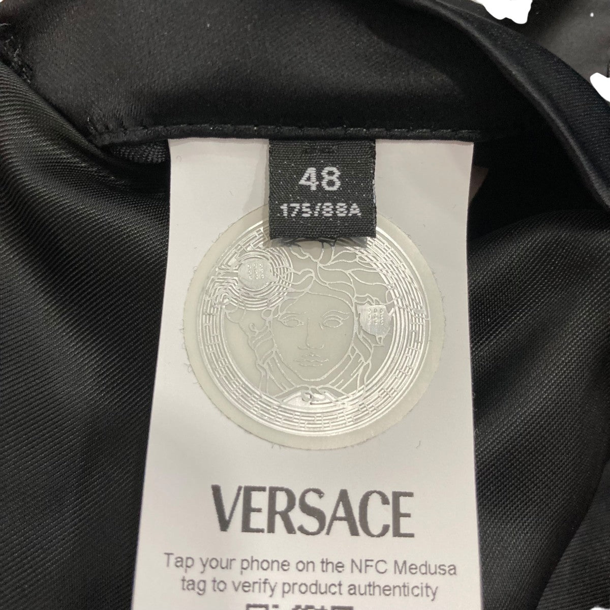VERSACE ローズフラワー刺繍ジャケット 古着・中古-7枚目のアイテム画像
