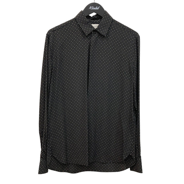 Saint Laurent Paris(サンローランパリ) ドット柄長袖シャツ646850