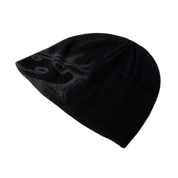 即日発送　SANSANGEAR ニット帽 黒 グラフィックロゴ SAN SAN GEAR(サンサンギア) LOGO BEANIEニット帽 ブラック｜【公式