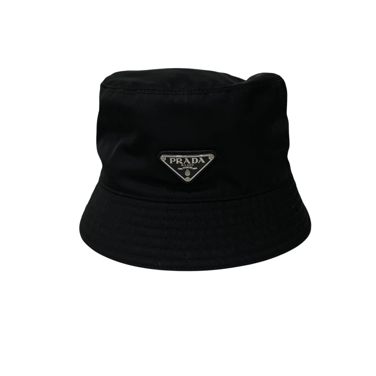 PRADA トライアングルプレートバケットハット2HC137 古着・中古-1枚目のアイテム画像