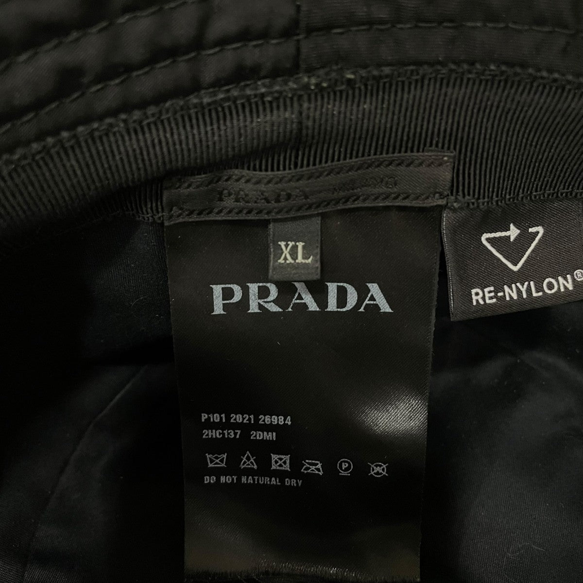 PRADA トライアングルプレートバケットハット2HC137 古着・中古-6枚目のアイテム画像