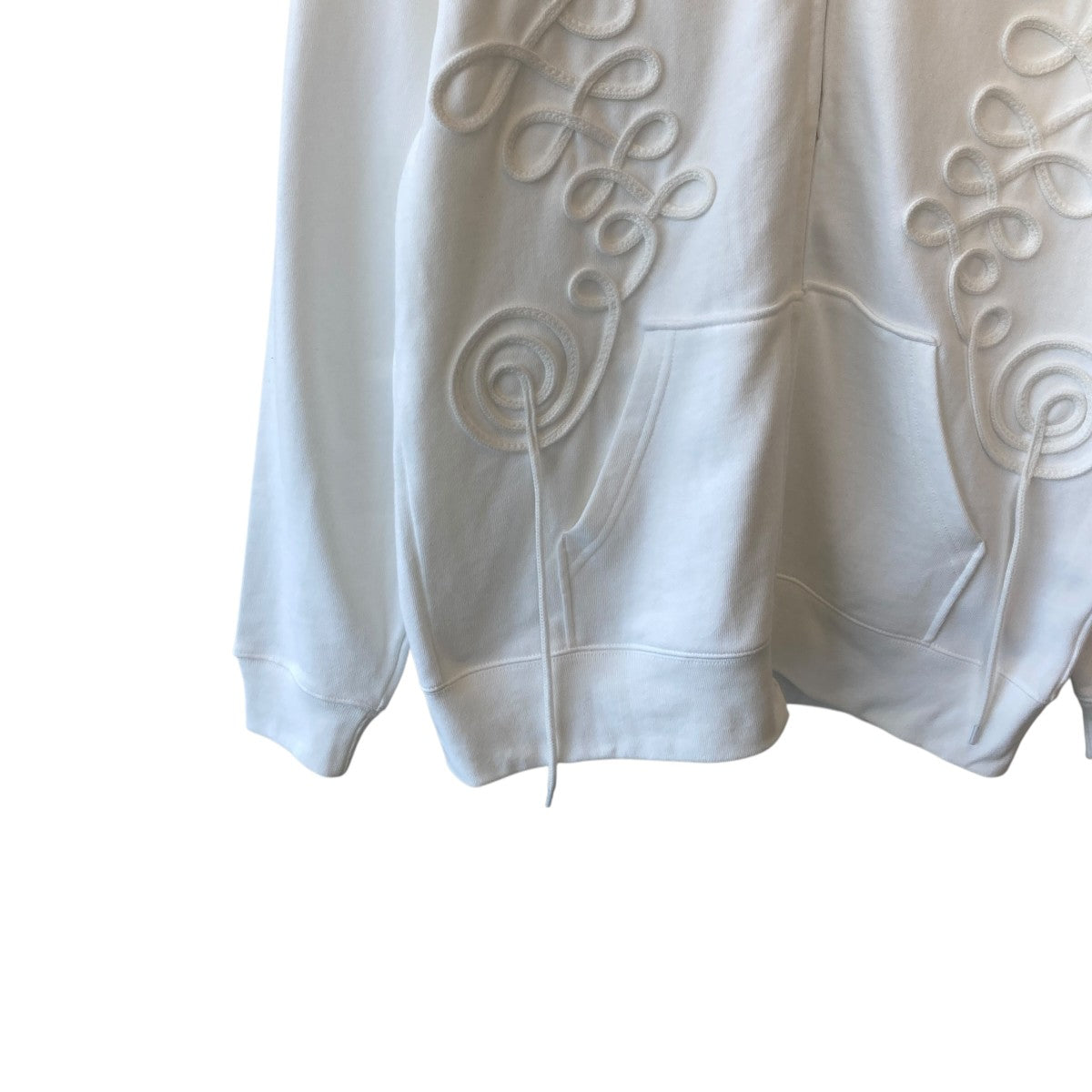 DOESN’T MATTER Long String Hoodieジップパーカー 古着・中古-4枚目のアイテム画像