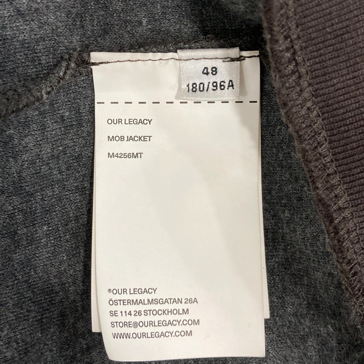 OUR LEGACY ジップパーカーM4256MT 古着・中古-6枚目のアイテム画像