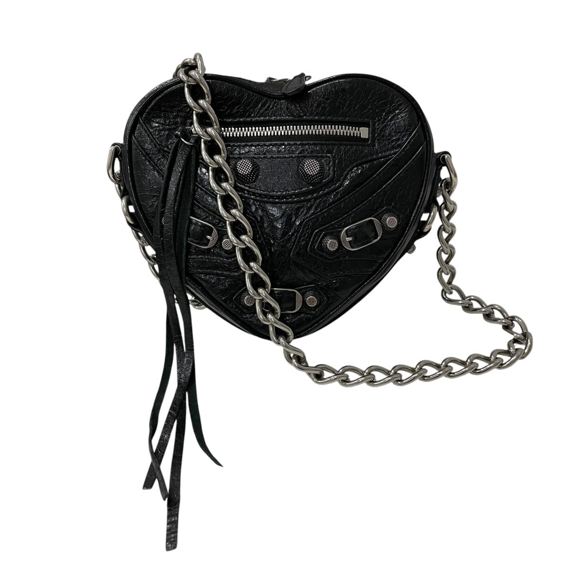 BALENCIAGA CAG． HEART MINI BAGショルダーバッグ722781 1VG9Y 古着・中古-2枚目のアイテム画像