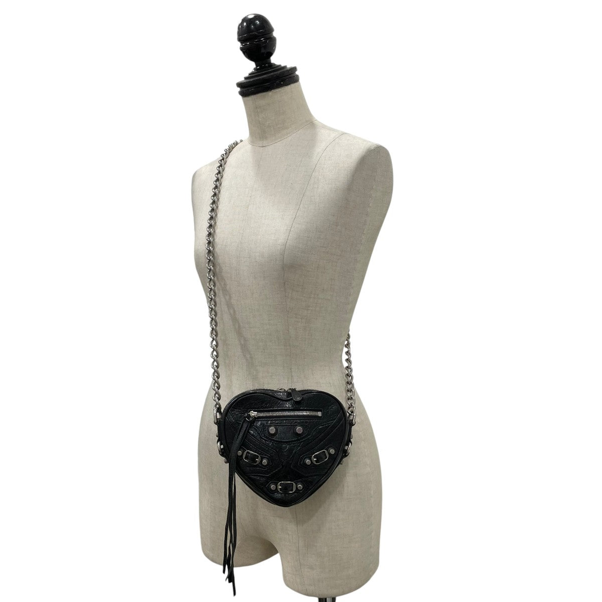BALENCIAGA CAG． HEART MINI BAGショルダーバッグ722781 1VG9Y 古着・中古-7枚目のアイテム画像
