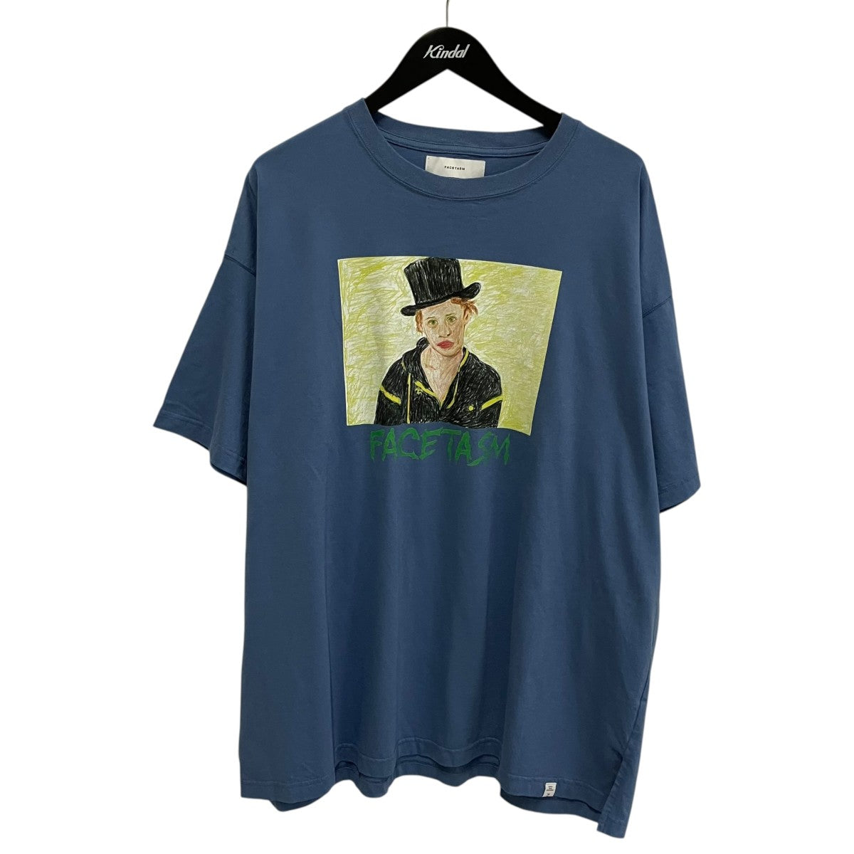 FACETASM MV BIG TEE半袖カットソーNAT-TEE-U14 古着・中古-1枚目のアイテム画像