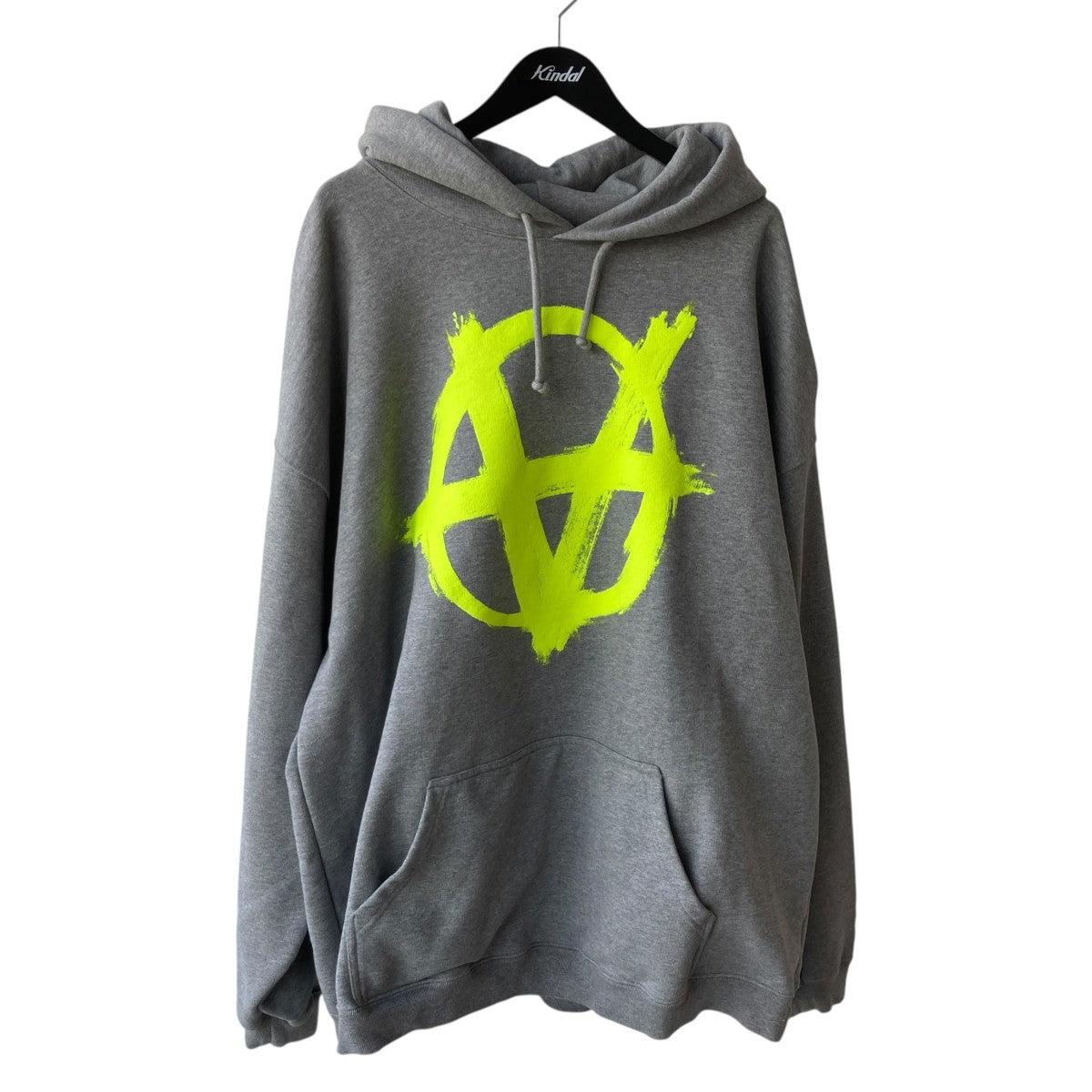 VETEMENTS 21AWDouble Anarchy Logo HoodieパーカーUA52TR820G 古着・中古-1枚目のアイテム画像
