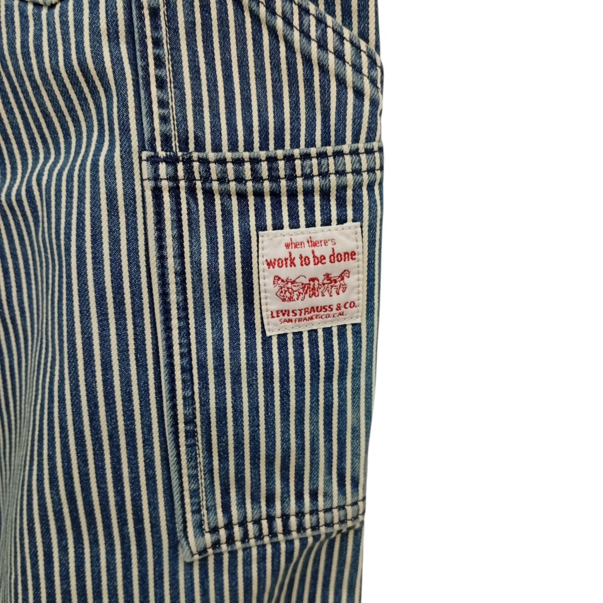 LEVI’S ヒッコリーペインターパンツ 古着・中古-8枚目のアイテム画像