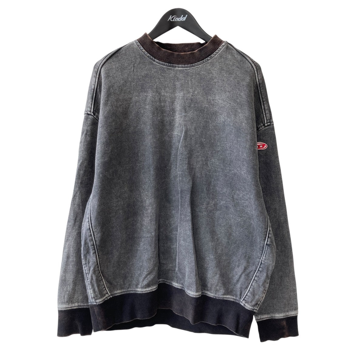DIESEL Track Denim SweatshirtトラックデニムスウェットシャツA03943 古着・中古-1枚目のアイテム画像