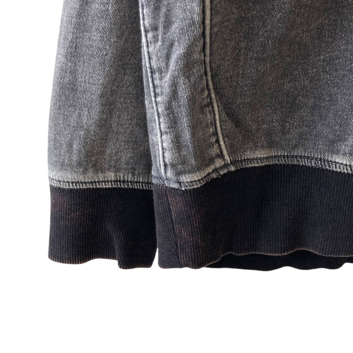 DIESEL Track Denim SweatshirtトラックデニムスウェットシャツA03943 古着・中古-3枚目のアイテム画像