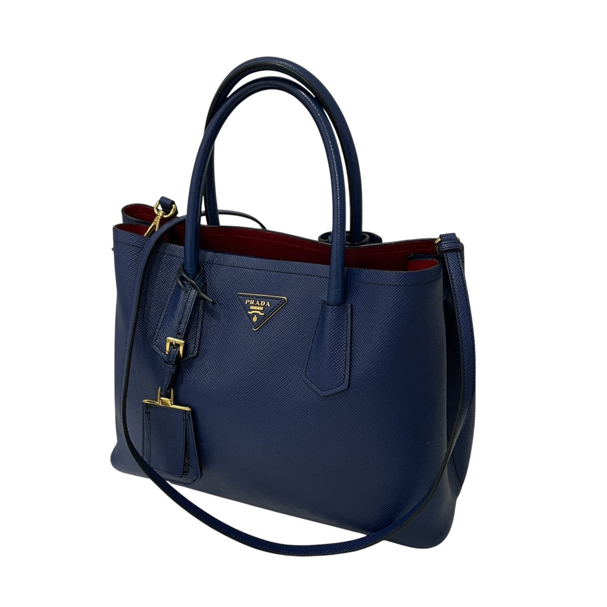 PRADA ドゥーブレミディアムバッグトートバッグ 古着・中古-1枚目のアイテム画像