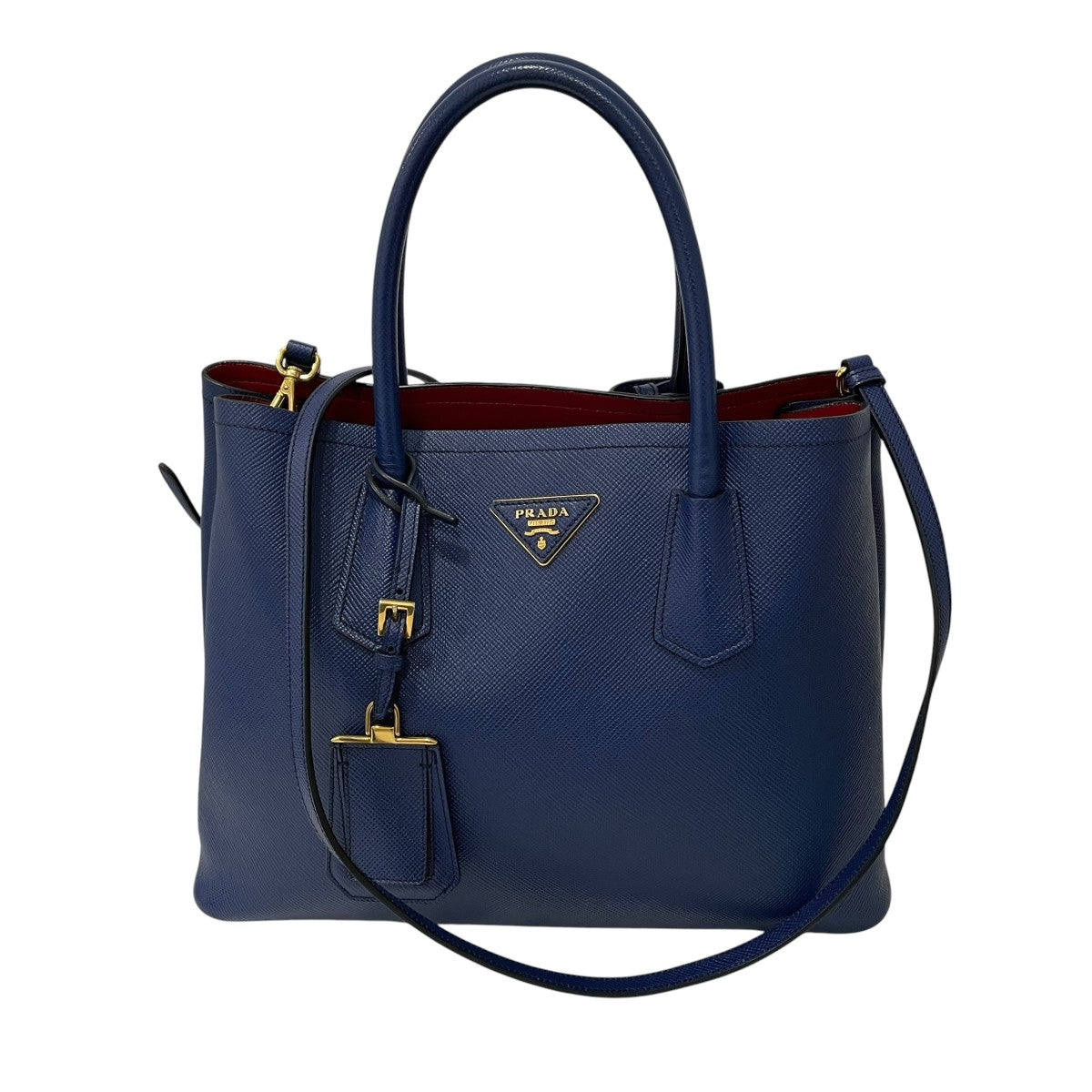 PRADA ドゥーブレミディアムバッグトートバッグ 古着・中古-2枚目のアイテム画像