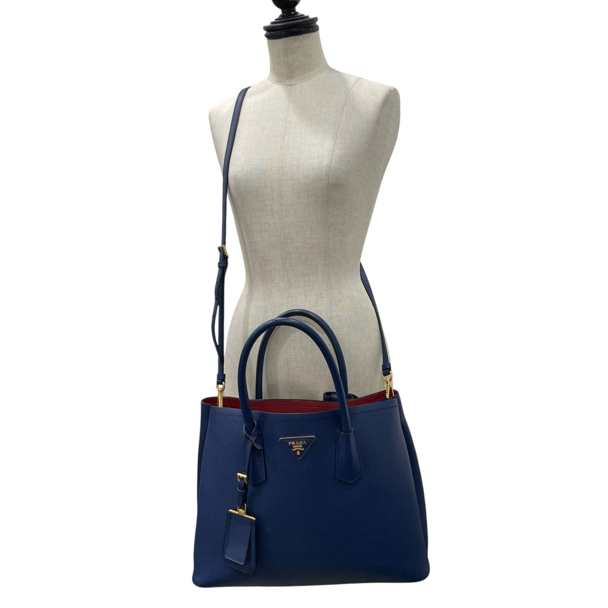 PRADA ドゥーブレミディアムバッグトートバッグ 古着・中古-6枚目のアイテム画像