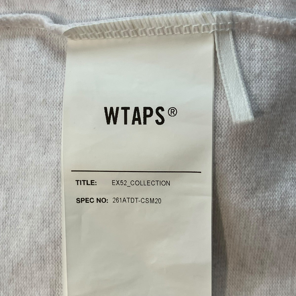 WTAPS(ダブルタップス) 26SSAII SS COTTON半袖カットソー261ATDT-CSM20