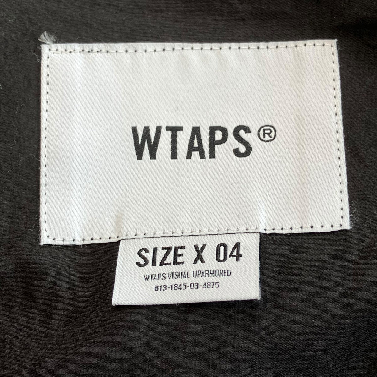 WTAPS 25AWSCOUT 01 LS COTTONノーカラーシャツ252CWDT-SHM06 古着・中古-5枚目のアイテム画像