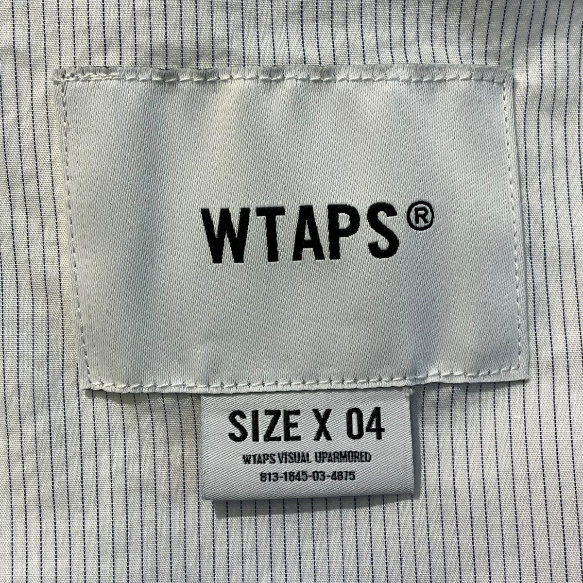 WTAPS 25AWストライプシャツ 古着・中古-5枚目のアイテム画像