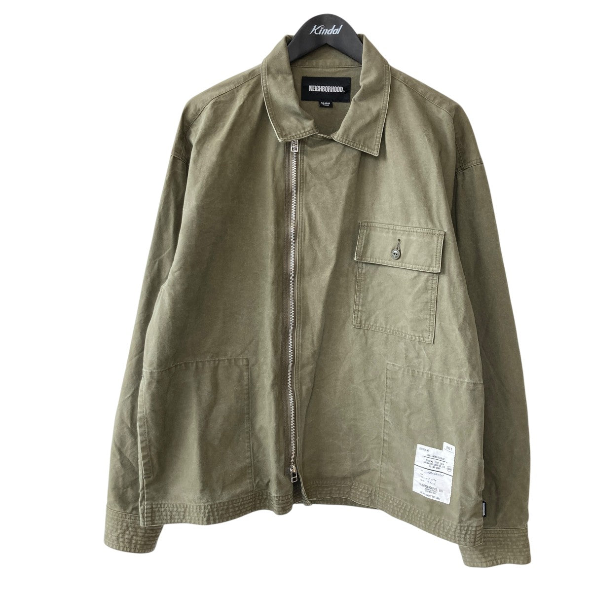 NEIGHBORHOOD 26SSZIP FIELD SHIRT LSジップフィールドシャツジャケット261AQNH-SHM06 古着・中古-1枚目のアイテム画像