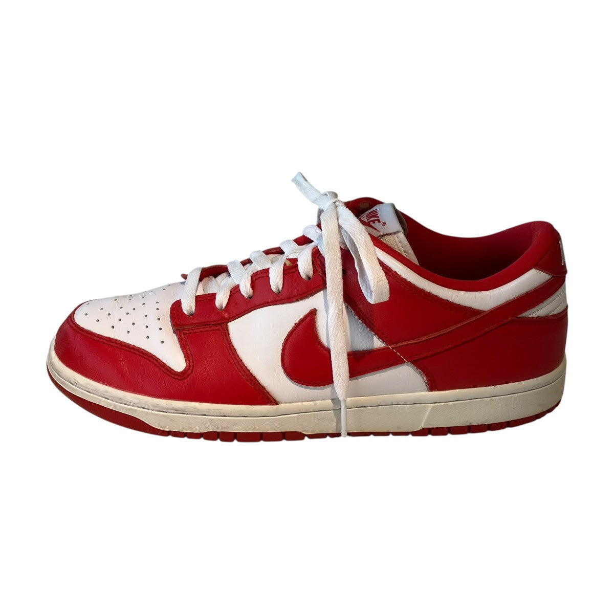 NIKE Dunk Low SP White and University RedローカットスニーカーCU1727-100 古着・中古-2枚目のアイテム画像