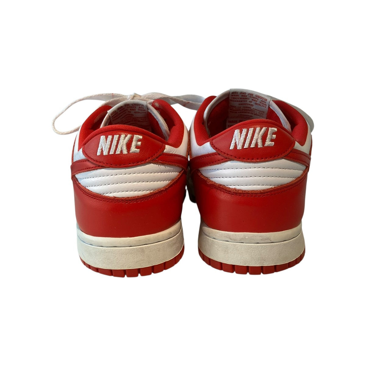 NIKE Dunk Low SP White and University RedローカットスニーカーCU1727-100 古着・中古-4枚目のアイテム画像