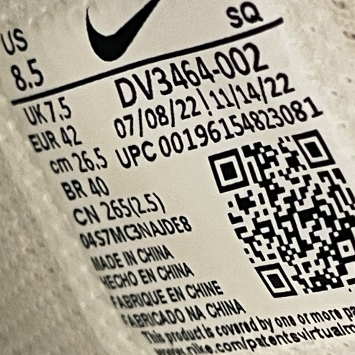 AIR FORCE 1 LOW SPスニーカーDV3464-002