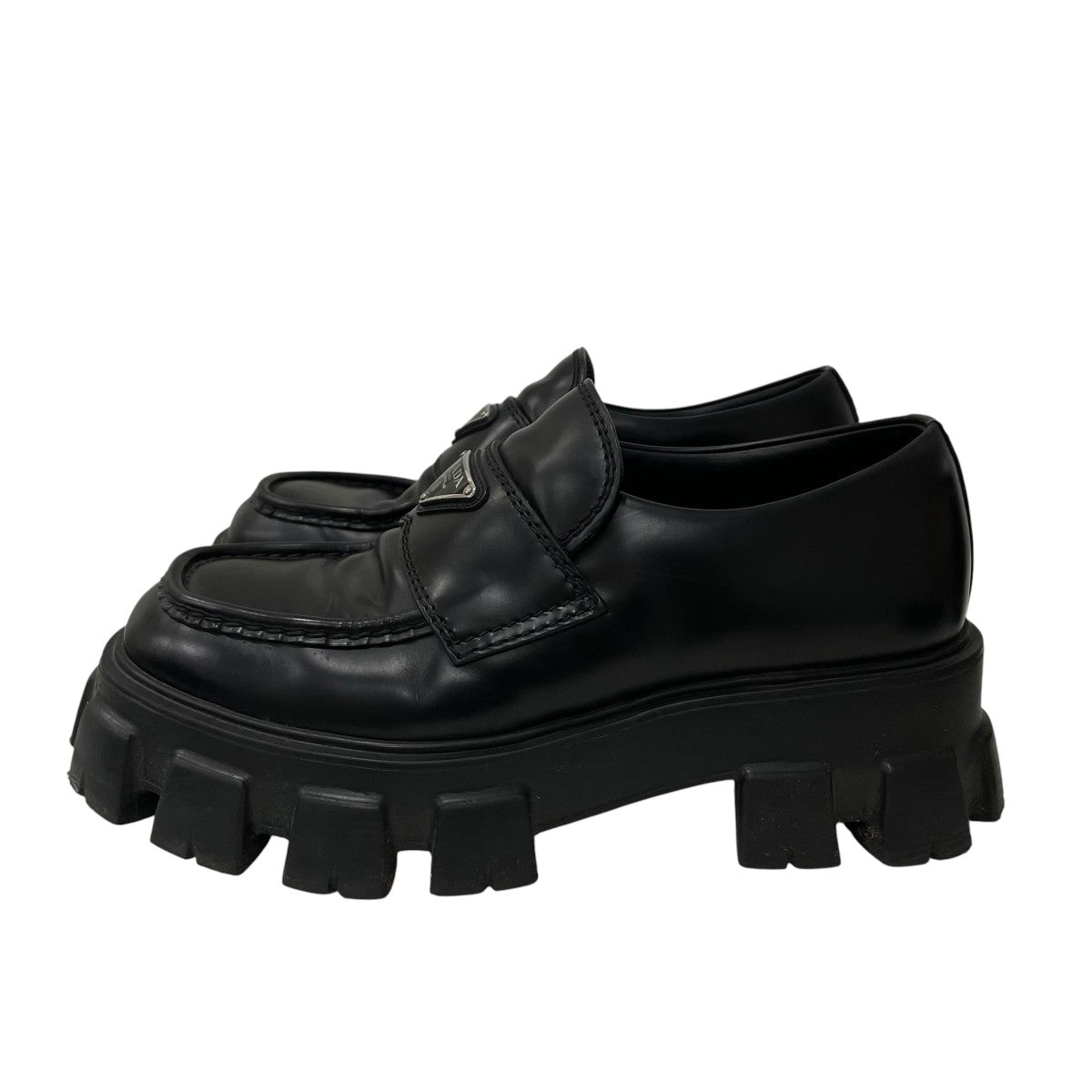 PRADA モノリス ブラッシュドレザーローファー2DEI29 古着・中古-2枚目のアイテム画像