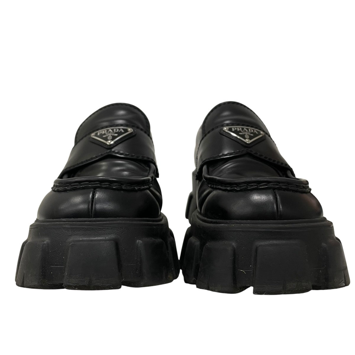 PRADA モノリス ブラッシュドレザーローファー2DEI29 古着・中古-8枚目のアイテム画像