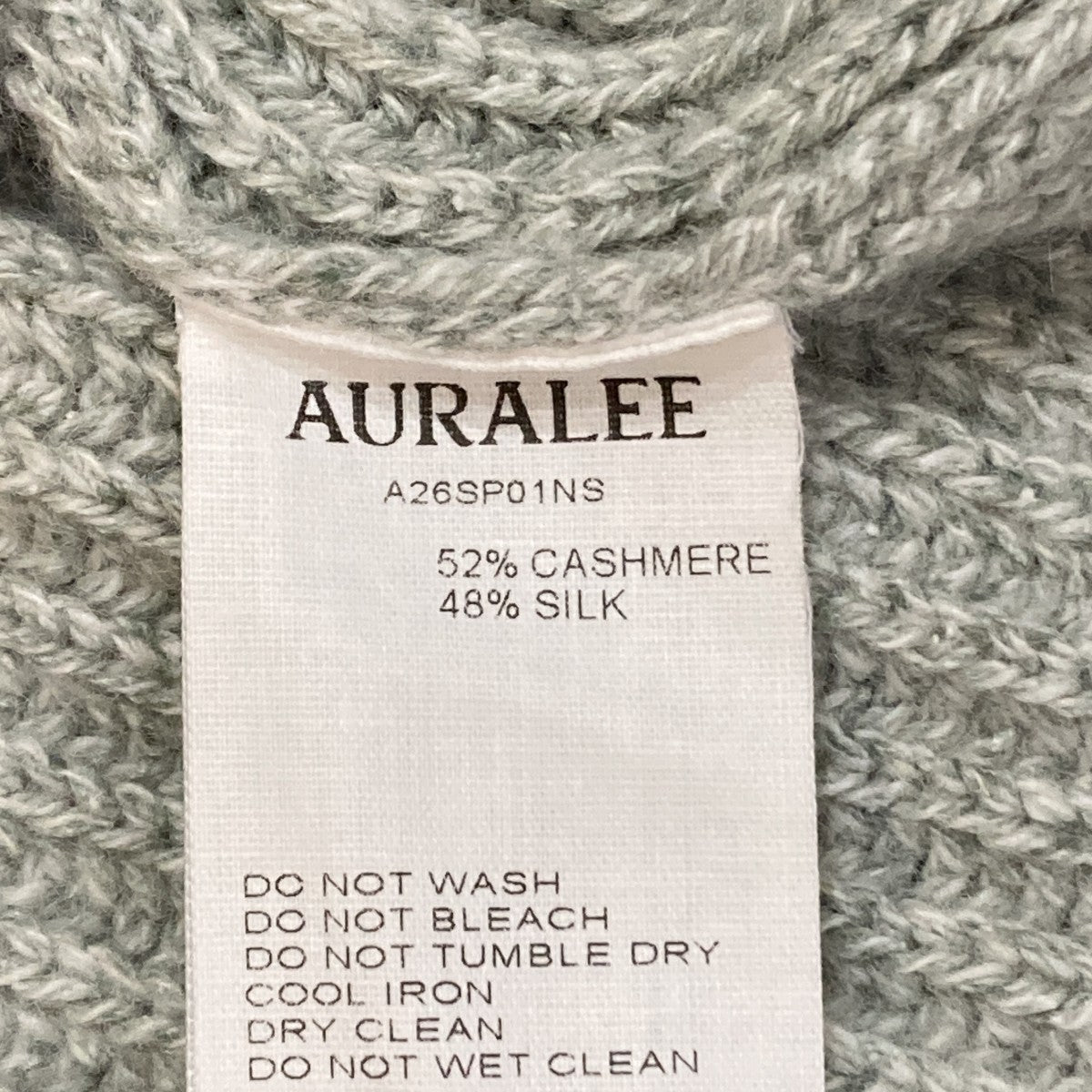 26SSCASHMERE SILK MELANGE KNIT CARDIGANカーディガンA26SP01NS