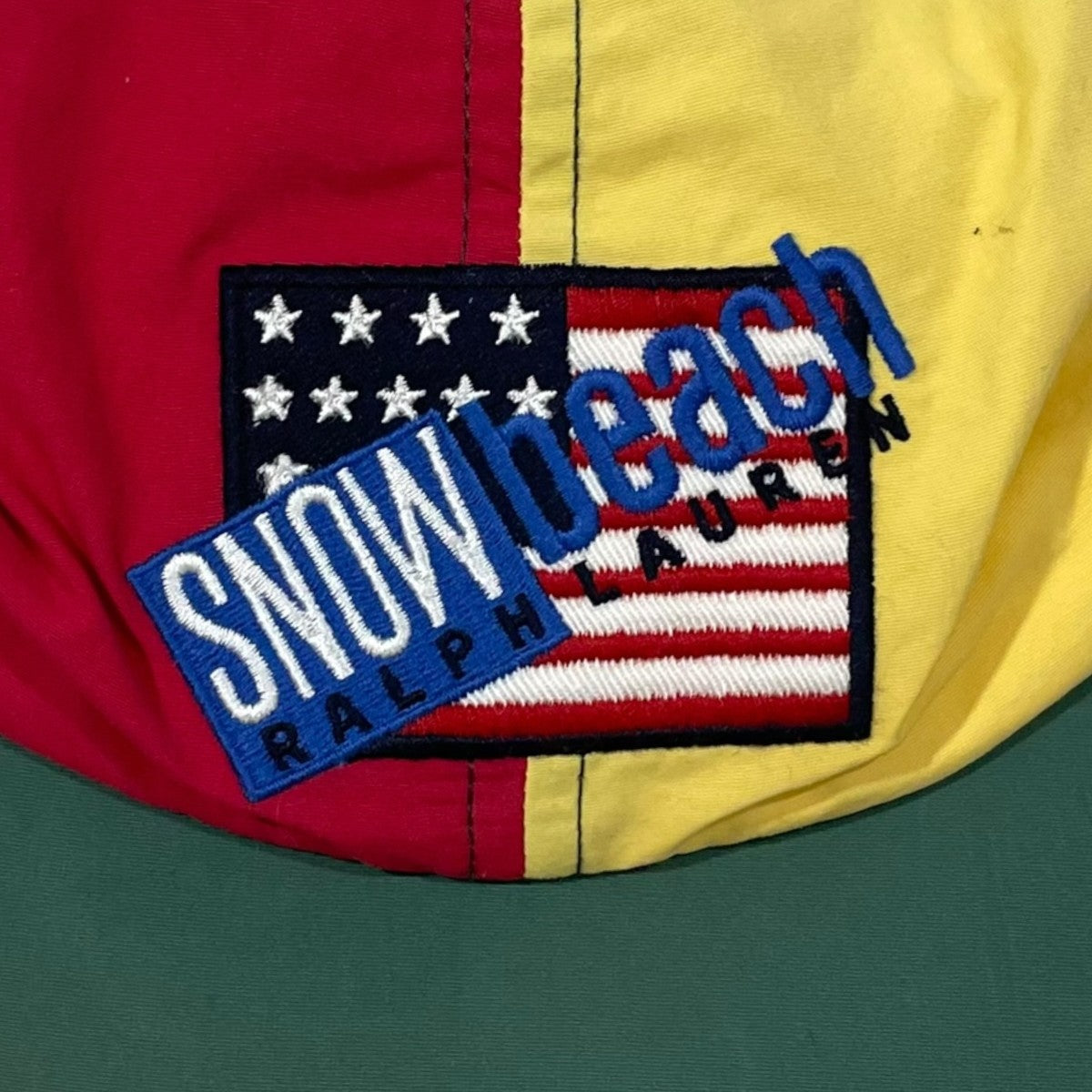 18SS カラーブロックキャップ SNOW BEACH スノービーチ 710680497001