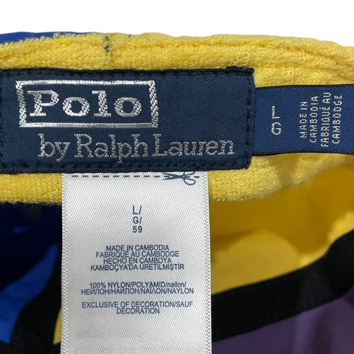 POLO RALPH LAUREN(ポロラルフローレン) 18SS カラーブロックキャップ