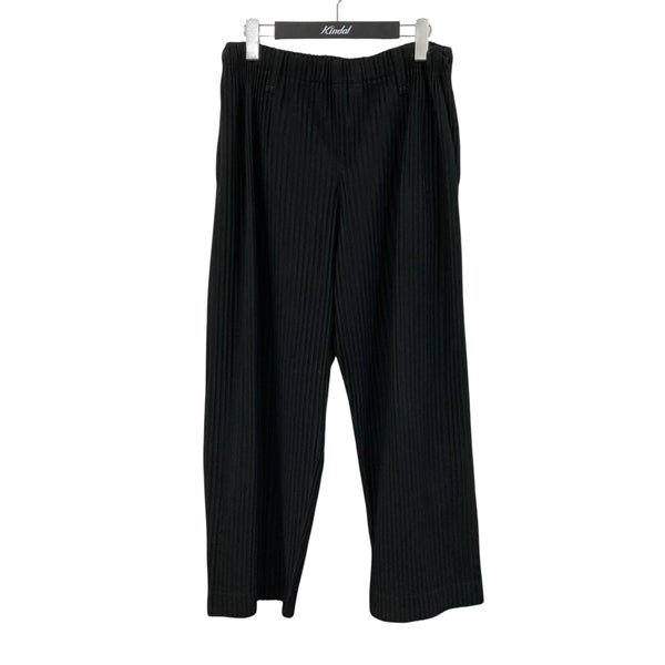 プリーツパンツ　サイズ1 黒　オムプリッセイッセイミヤケ　HP55JF350 HOMME PLISSE ISSEY MIYAKE(イッセイミヤケオムプリッセ) プリーツ