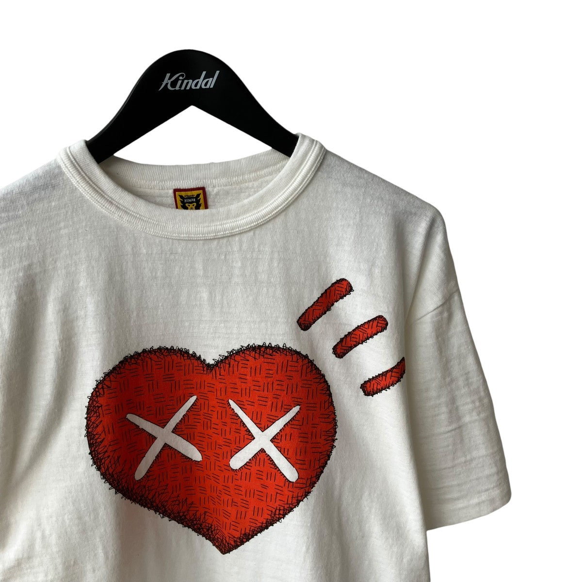 HUMAN MADE KAWS T-SHIRT ハート半袖カットソーXX22TE008 古着・中古-3枚目のアイテム画像