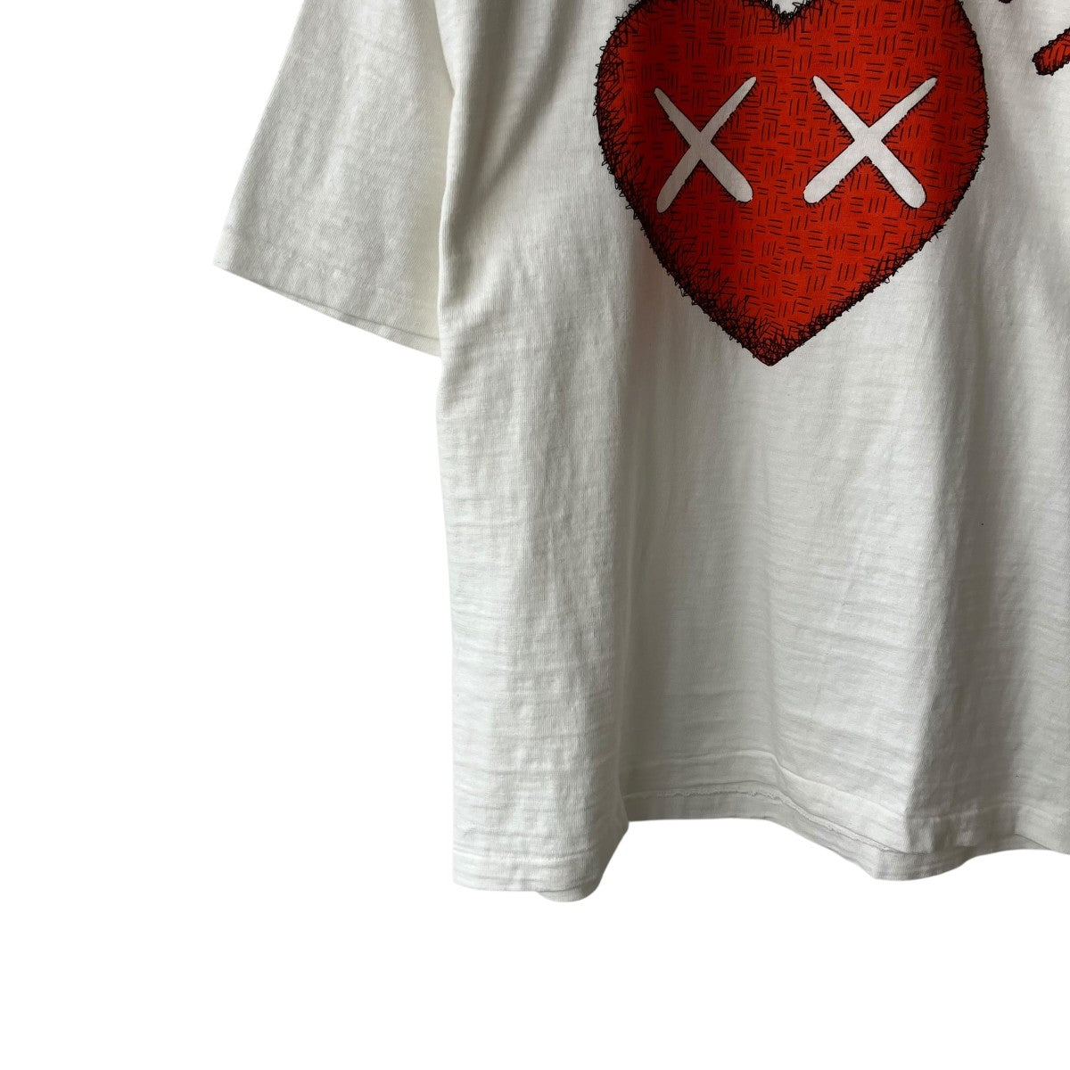 HUMAN MADE KAWS T-SHIRT ハート半袖カットソーXX22TE008 古着・中古-4枚目のアイテム画像