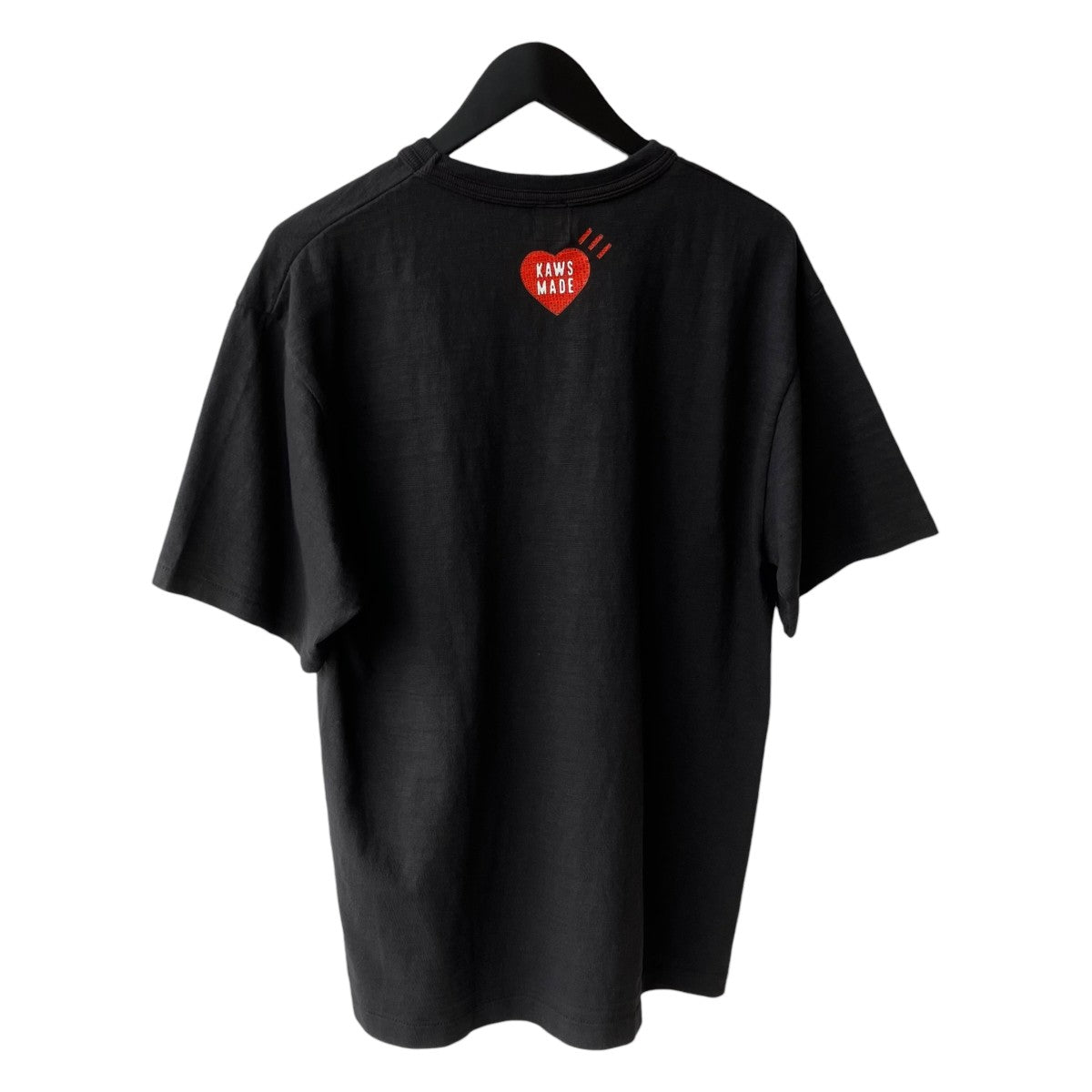 HUMAN MADE KAWS Wild Duck Heart Logo半袖カットソーXX22TE004 古着・中古-2枚目のアイテム画像