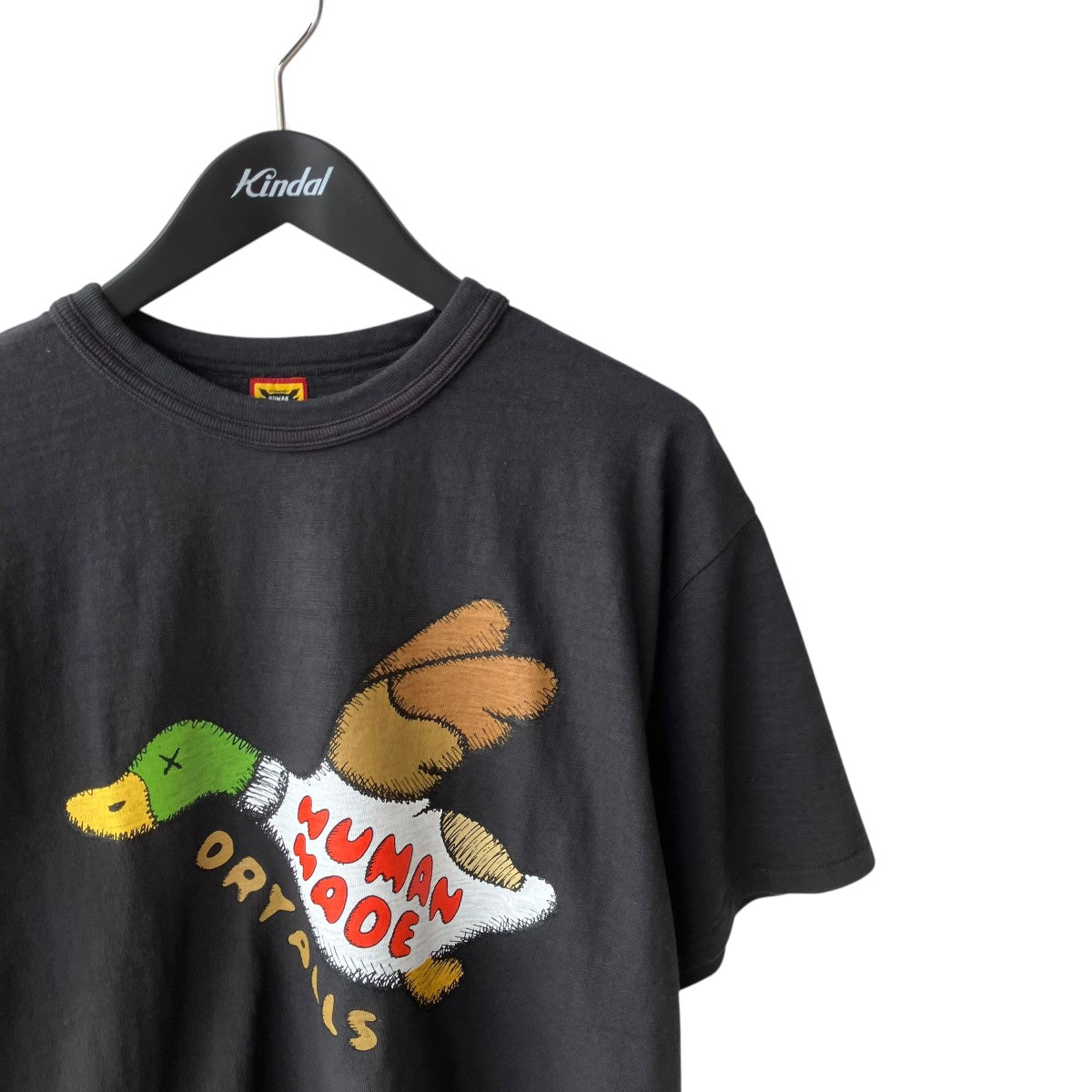 HUMAN MADE KAWS Wild Duck Heart Logo半袖カットソーXX22TE004 古着・中古-3枚目のアイテム画像