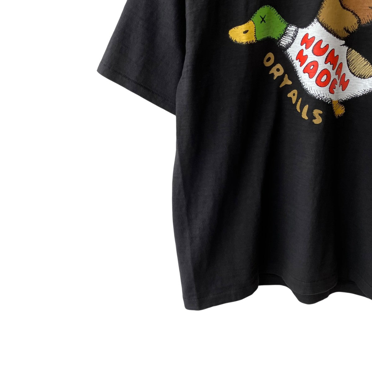 HUMAN MADE KAWS Wild Duck Heart Logo半袖カットソーXX22TE004 古着・中古-4枚目のアイテム画像