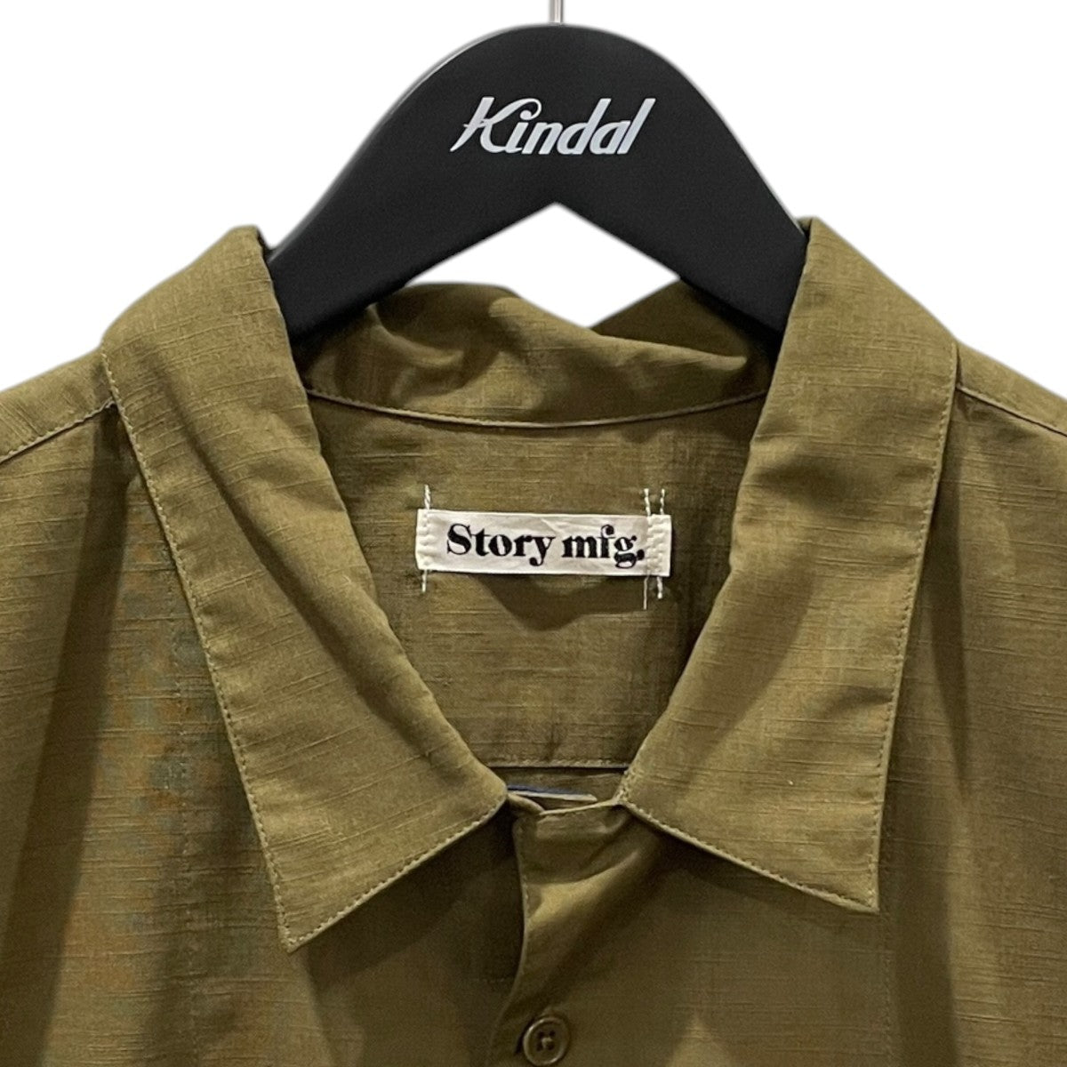 26SS 長袖シャツ Uniform Shirt LS - Olive Patched Up ユニフォーム シャツ ロングスリーブ - オリーブ パッチド アップ SSS26SHUNICOTEPU