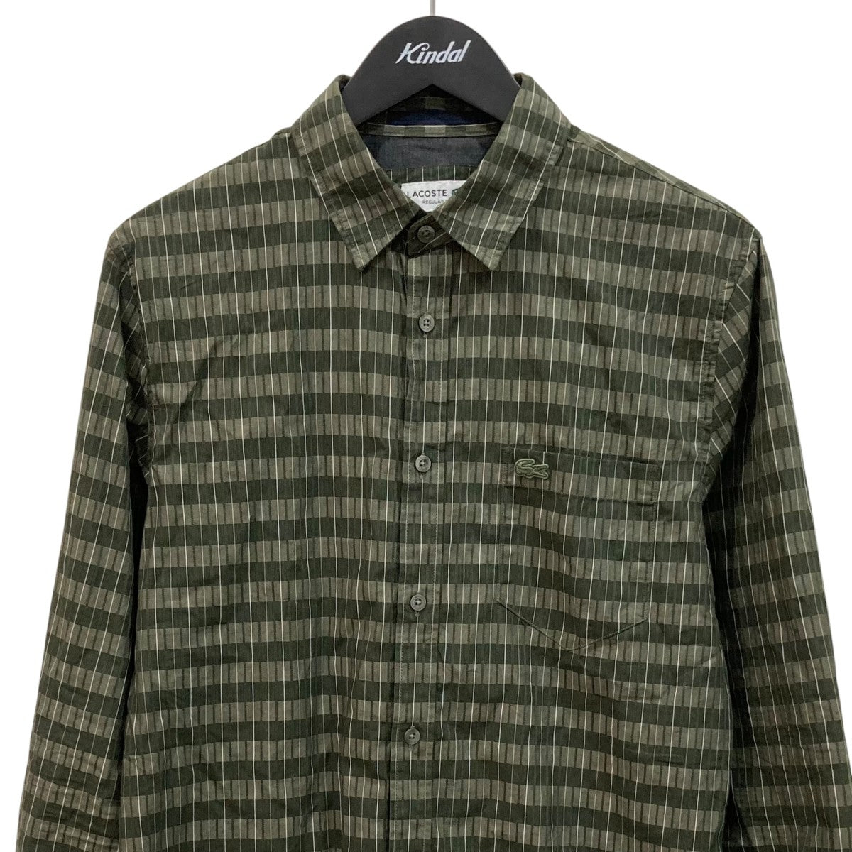 LACOSTE 長袖シャツ712078247N 古着・中古-2枚目のアイテム画像