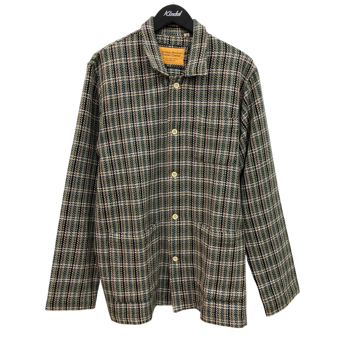 ORIGINAL MADRAS Trading COMPANY チェックシャツジャケット 古着・中古-1枚目のアイテム画像