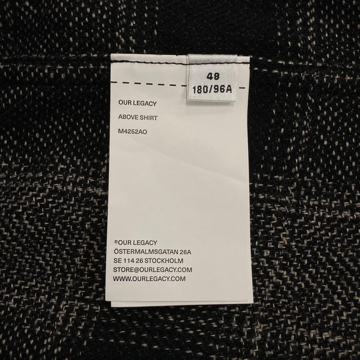 OUR LEGACY 長袖シャツM4252AO 古着・中古-6枚目のアイテム画像