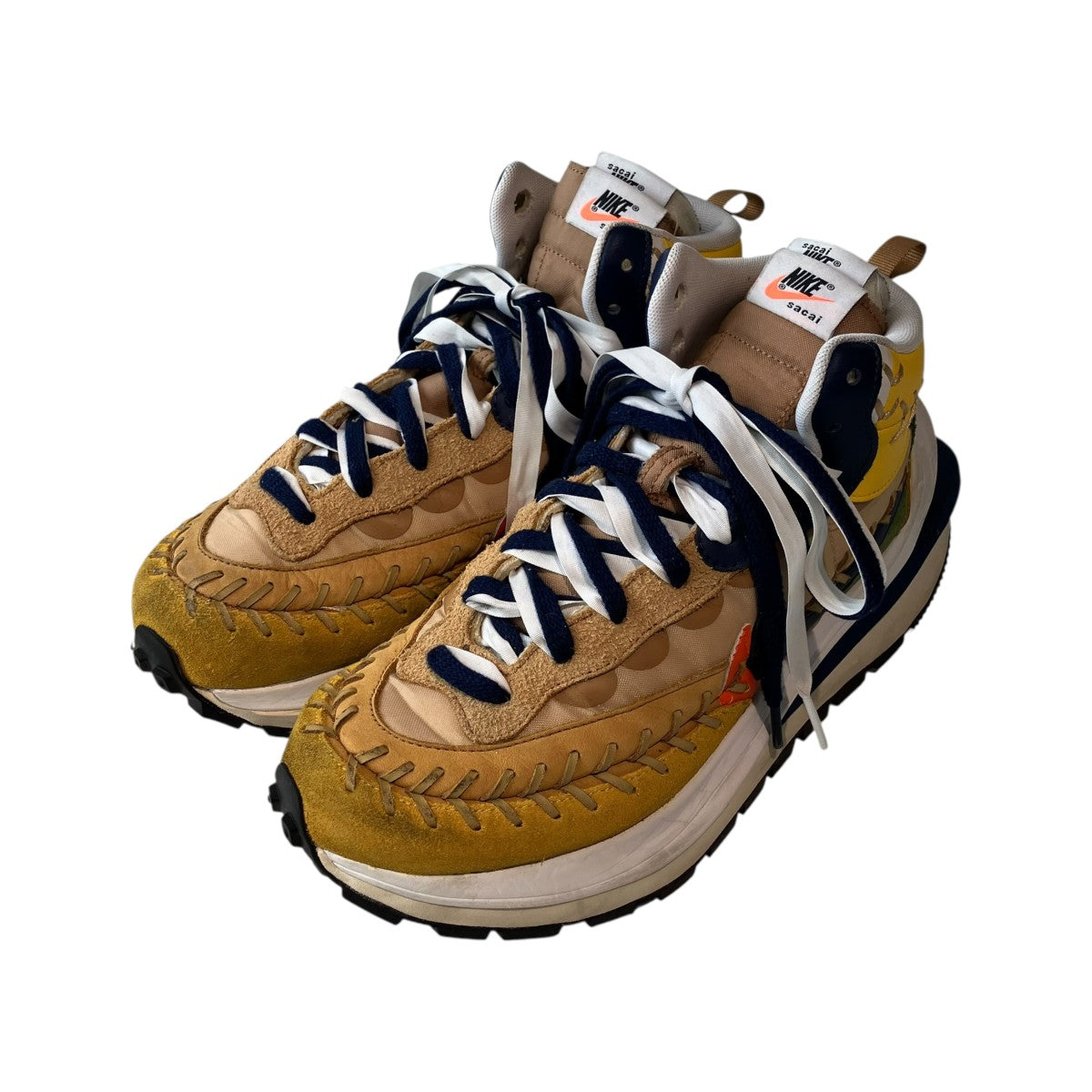 sacai×Jean Paul GAULTIER×NIKE VaporWaffle Sesame／Multi ColorスニーカーDH9186-200 古着・中古-1枚目のアイテム画像