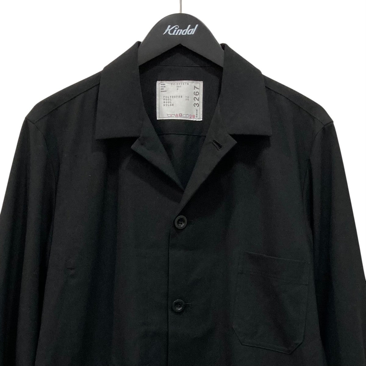 sacai シャツジャケット2403267M 古着・中古-2枚目のアイテム画像