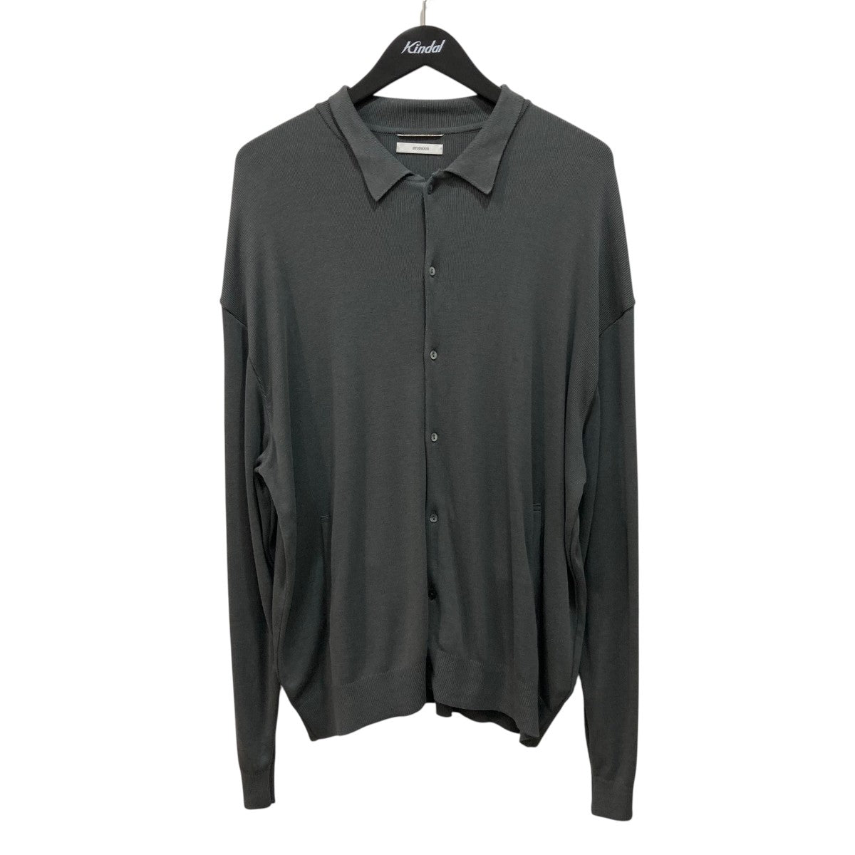 STUDIOUS Silky Knit Shirts薄手カーディガン156331001 古着・中古-1枚目のアイテム画像