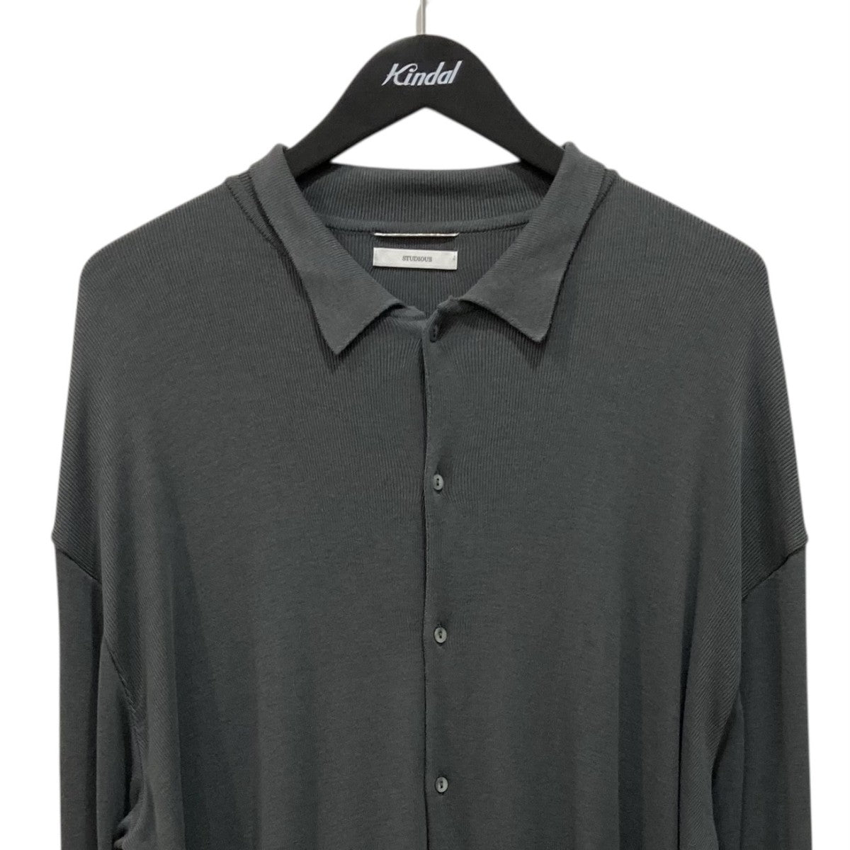STUDIOUS Silky Knit Shirts薄手カーディガン156331001 古着・中古-2枚目のアイテム画像