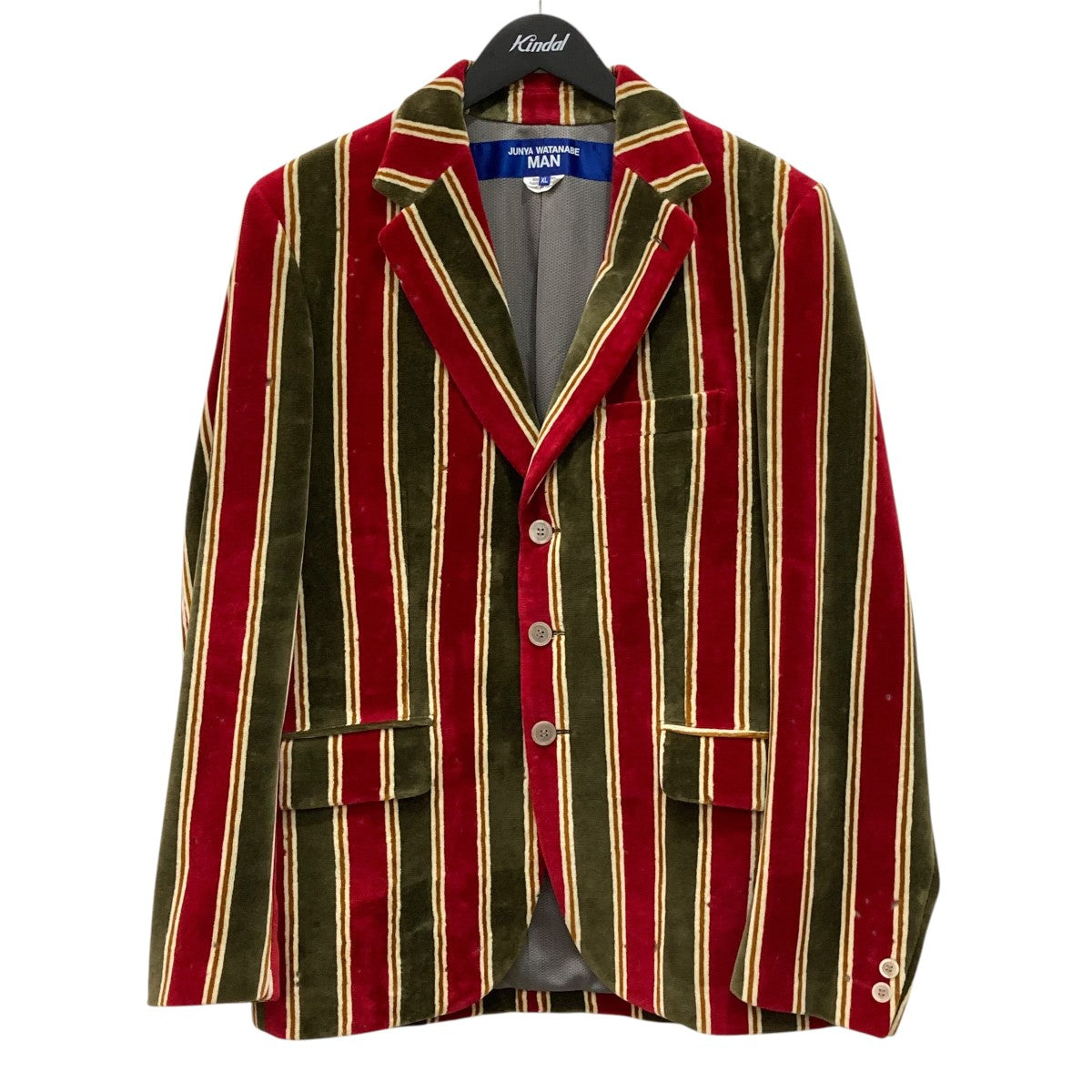 JUNYA WATANABE MAN 26SSアクリルエステルパイル オパール加工テーラードジャケットWQJ007 古着・中古-1枚目のアイテム画像